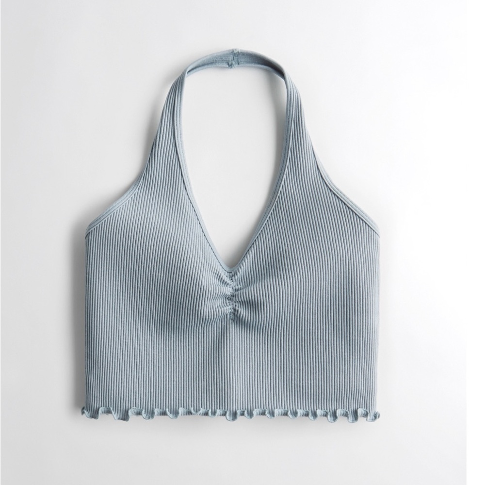 Gilly Hicks Cropped Halter Bra Top